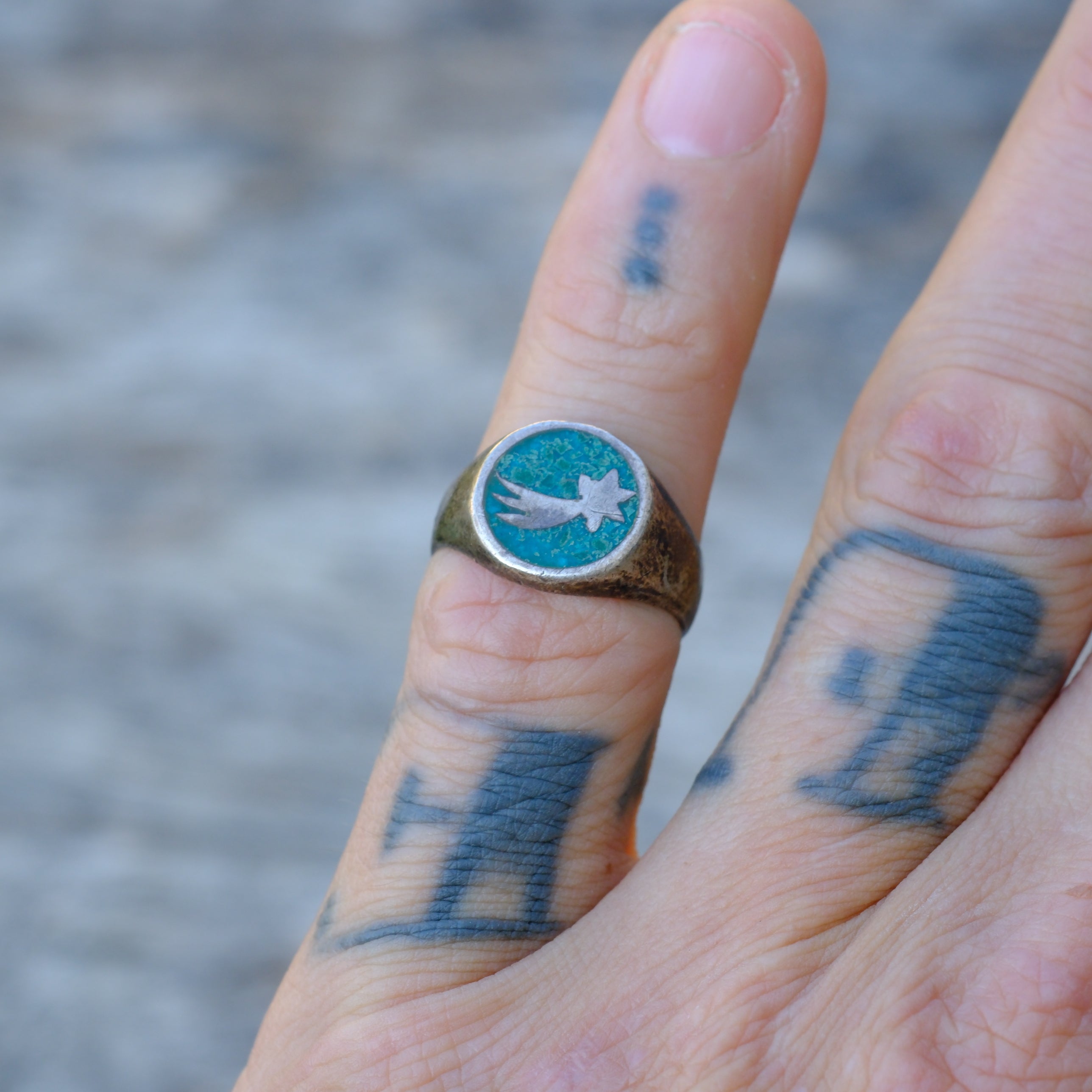 Vintage Sterling Shooting Star Ring 5