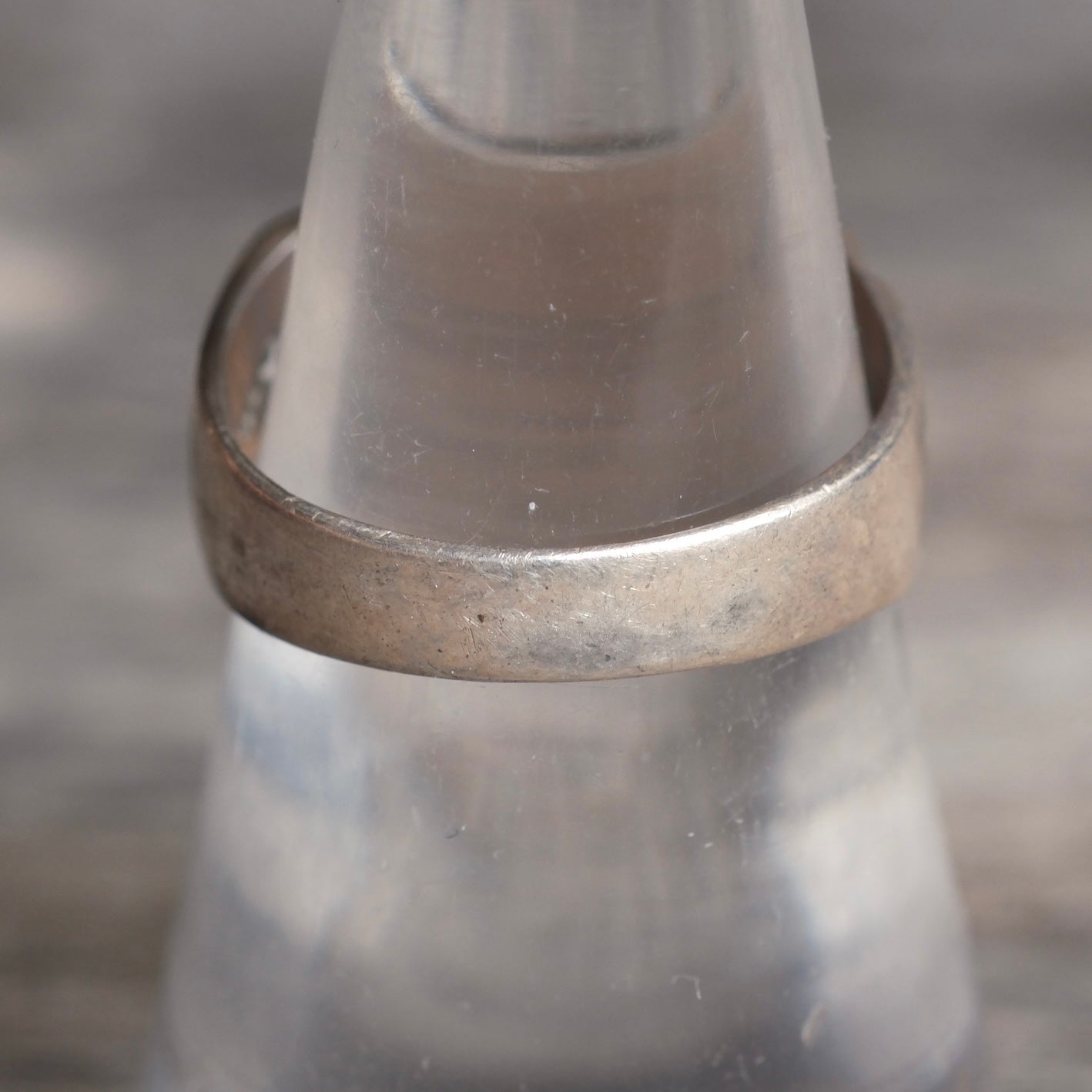 Vintage Sterling Silver Modernist Ring 8