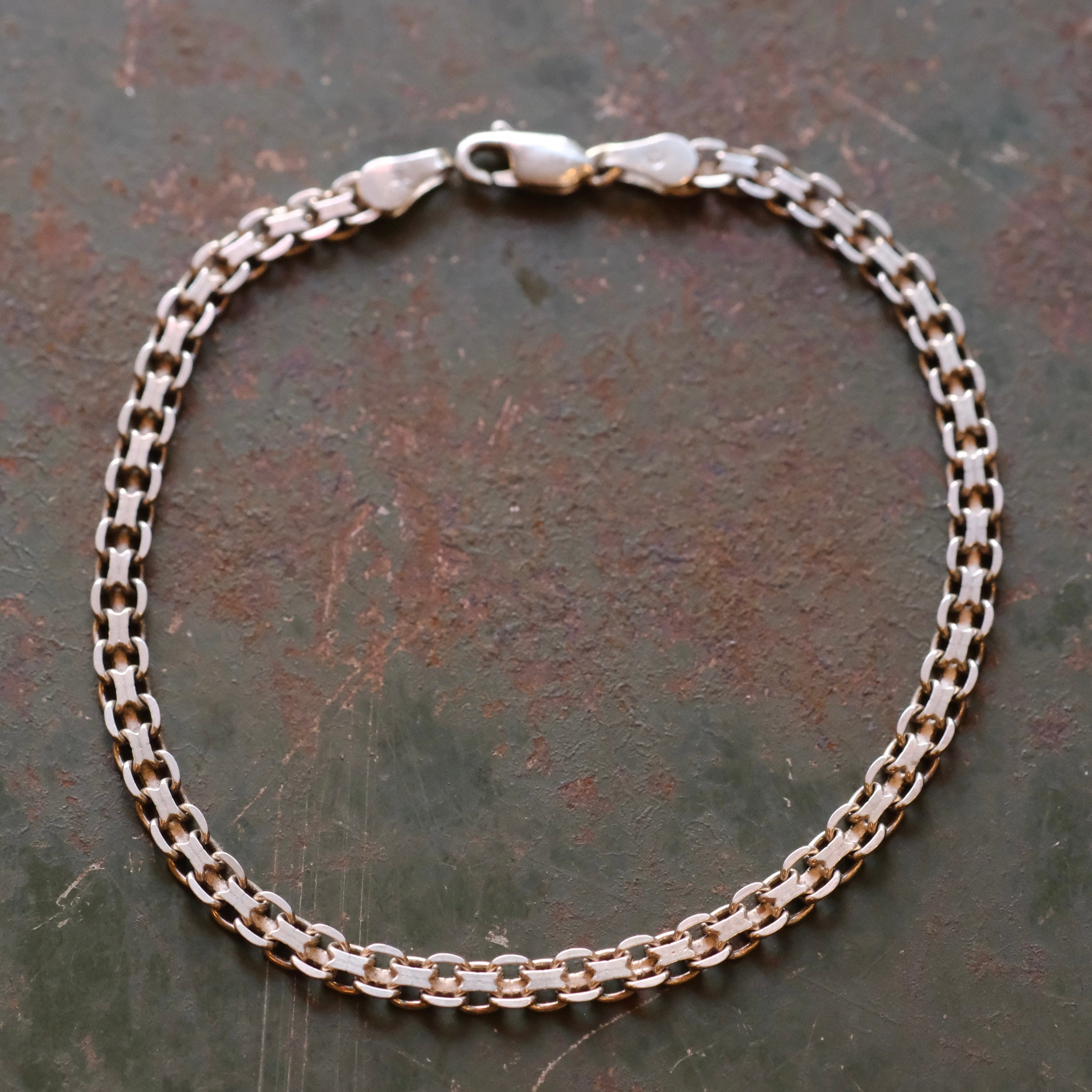 Vintage Sterling Bismark Chain Bracelet