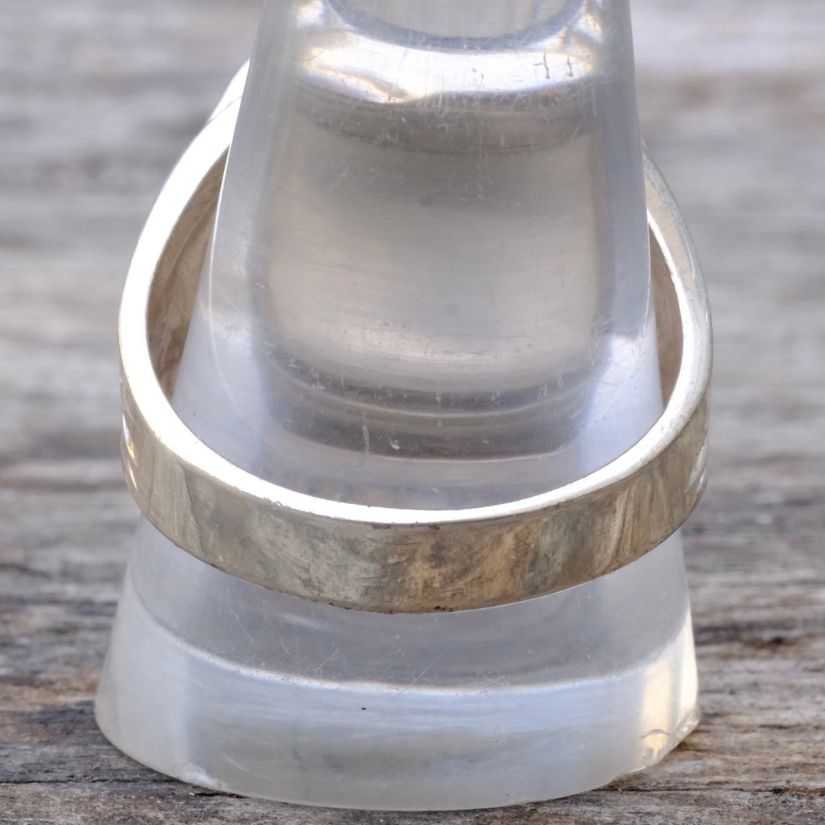 Vintage Sterling Agate Signet Ring 12