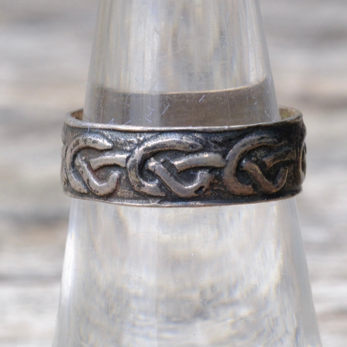 Vintage Sterling Celtic Knot Ring 6