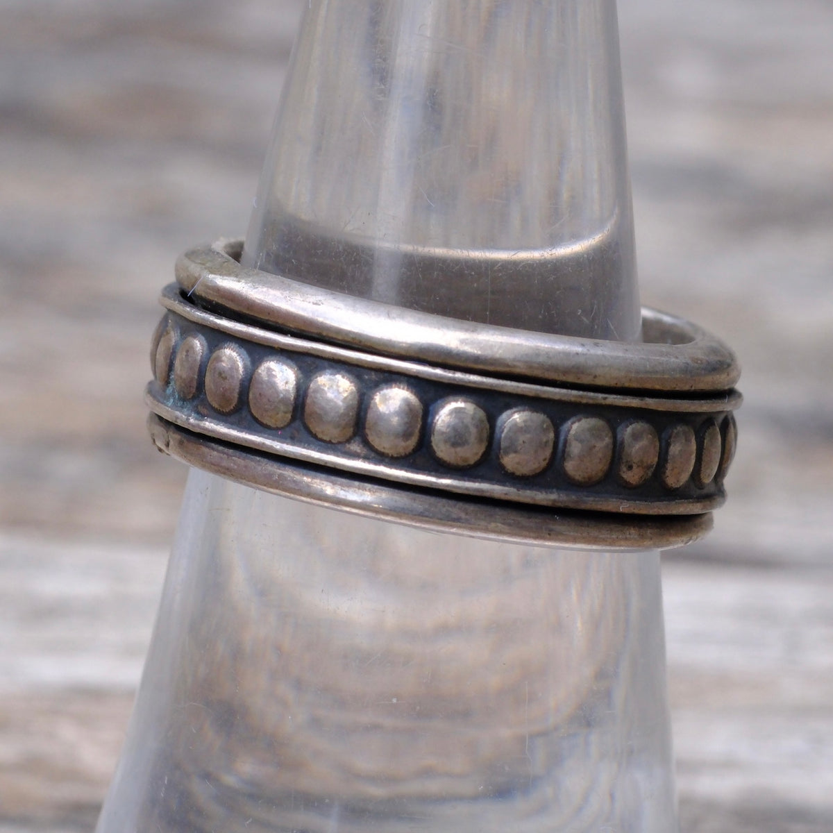 Vintage Sterling Silver Band Ring 7