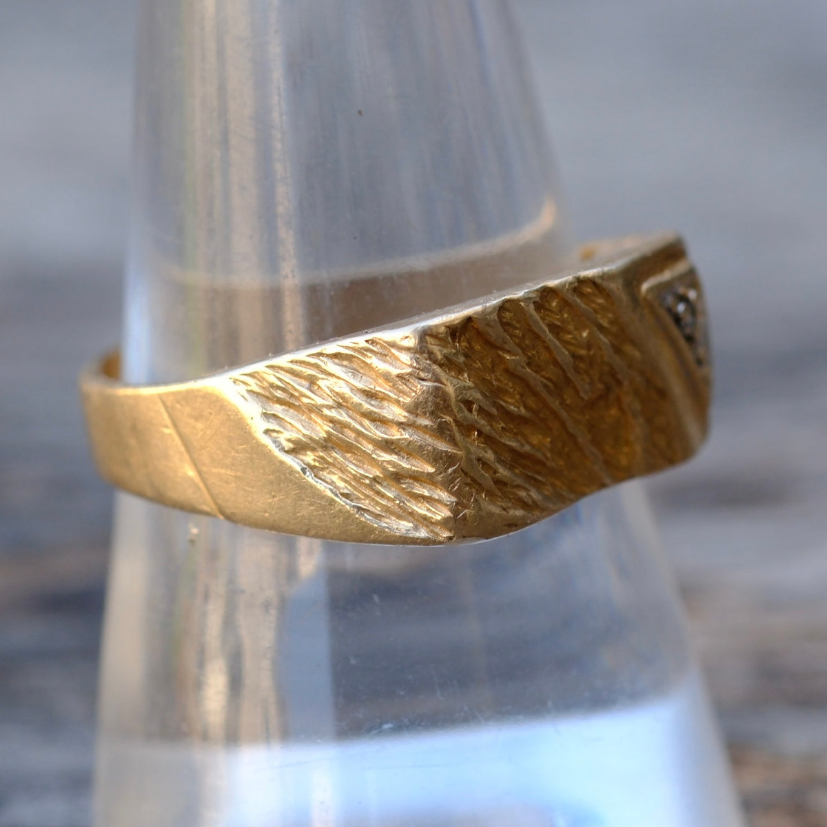 Vintage 14K Gold Signet Ring 9.5