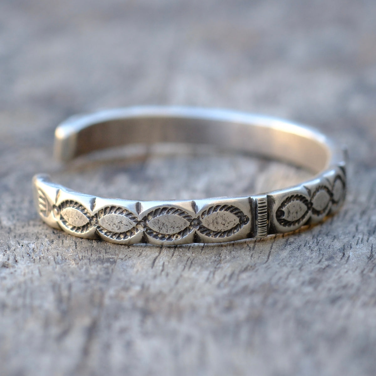 Joe O'Neill Stamped Cuff Bracelet