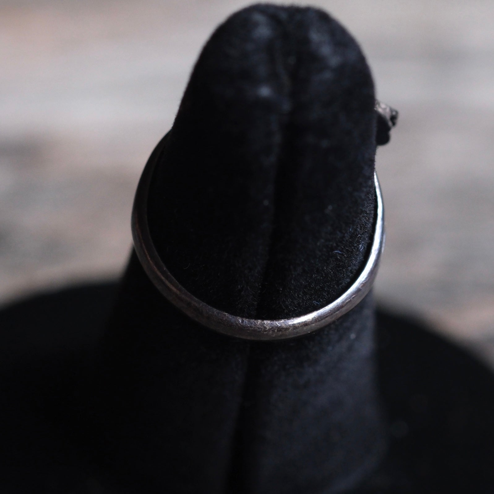 Vintage Sterling Turquoise Feather Ring 5