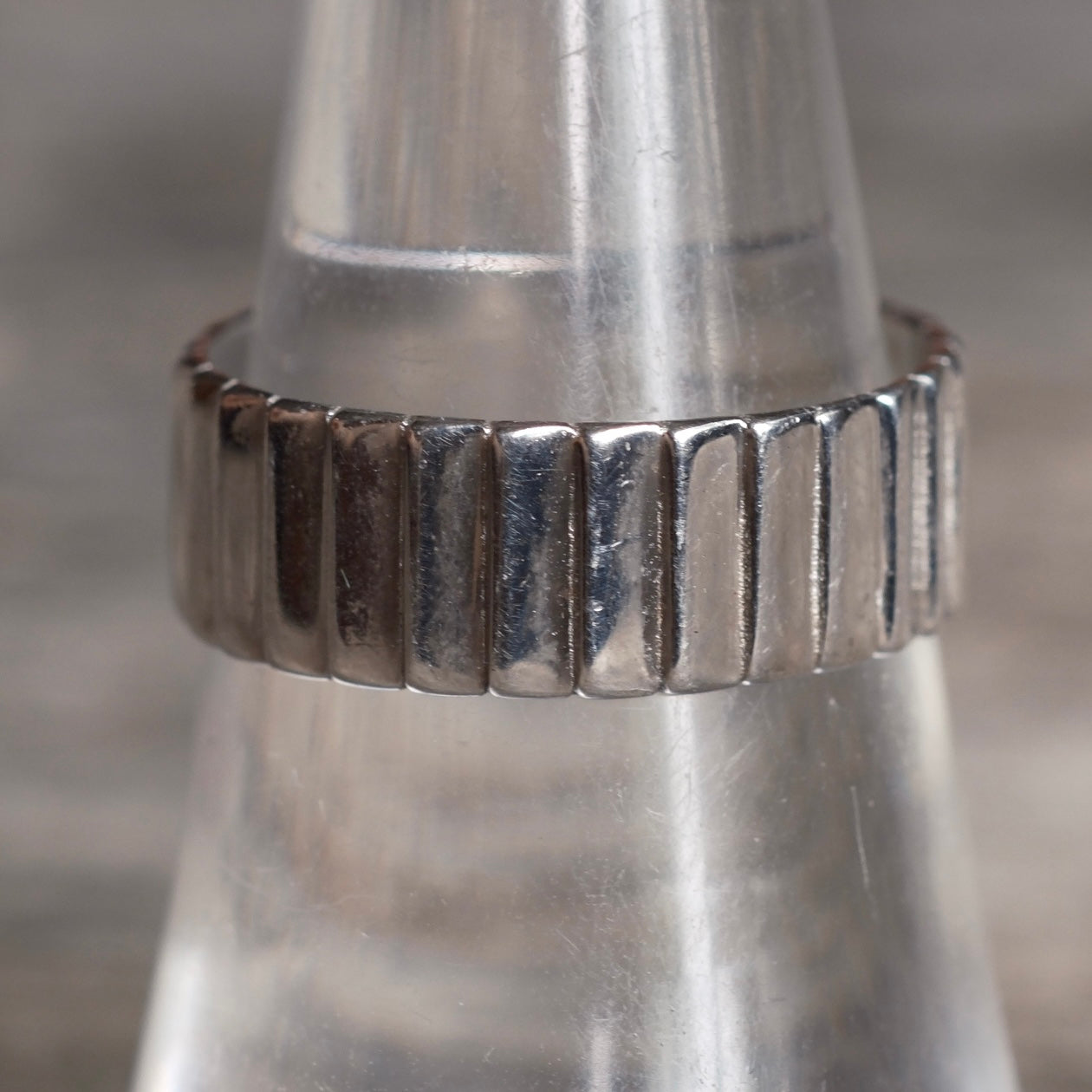 Vintage Sterling Silver Band Ring 7.5