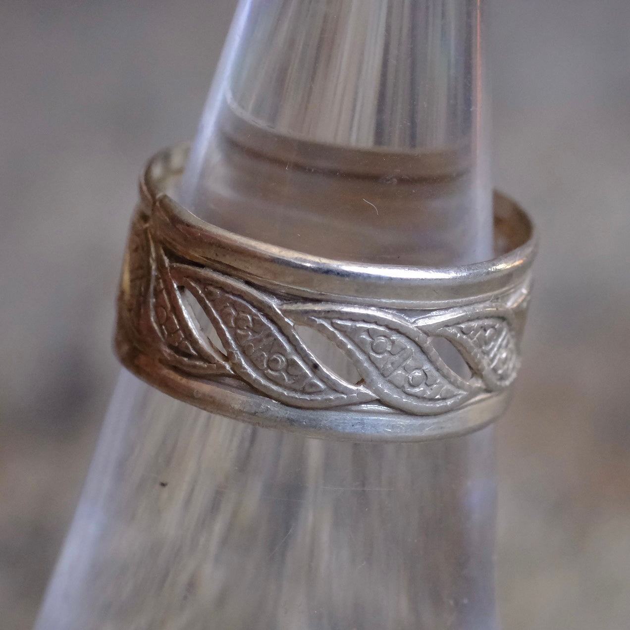 Vintage Sterling Silver Band Ring 6