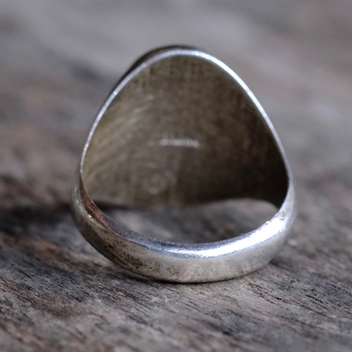 Vintage Sterling Silver Hopi Bear Claw Ring 10