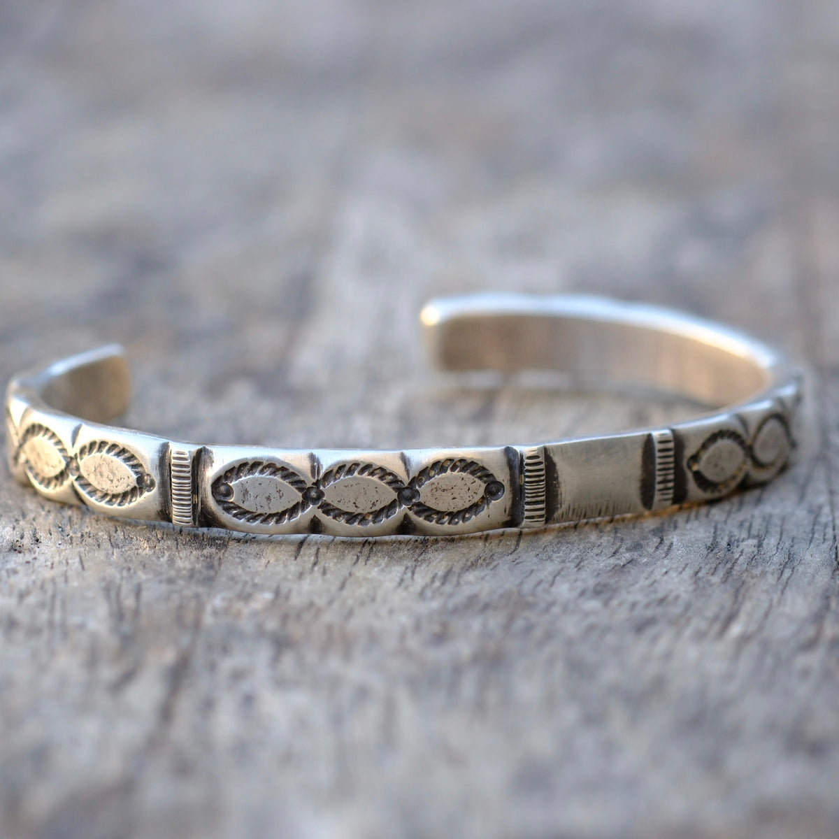 Joe O'Neill Stamped Cuff Bracelet