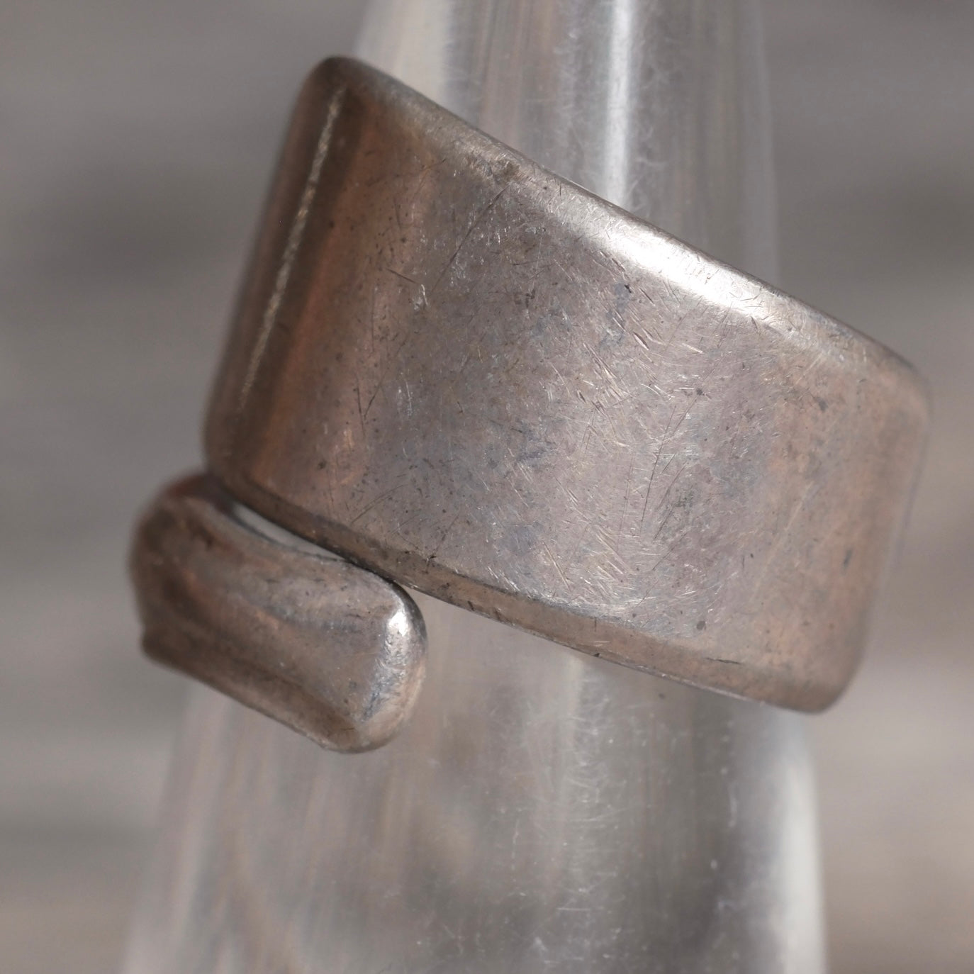 Vintage Sterling Silver Spoon Ring 5.5