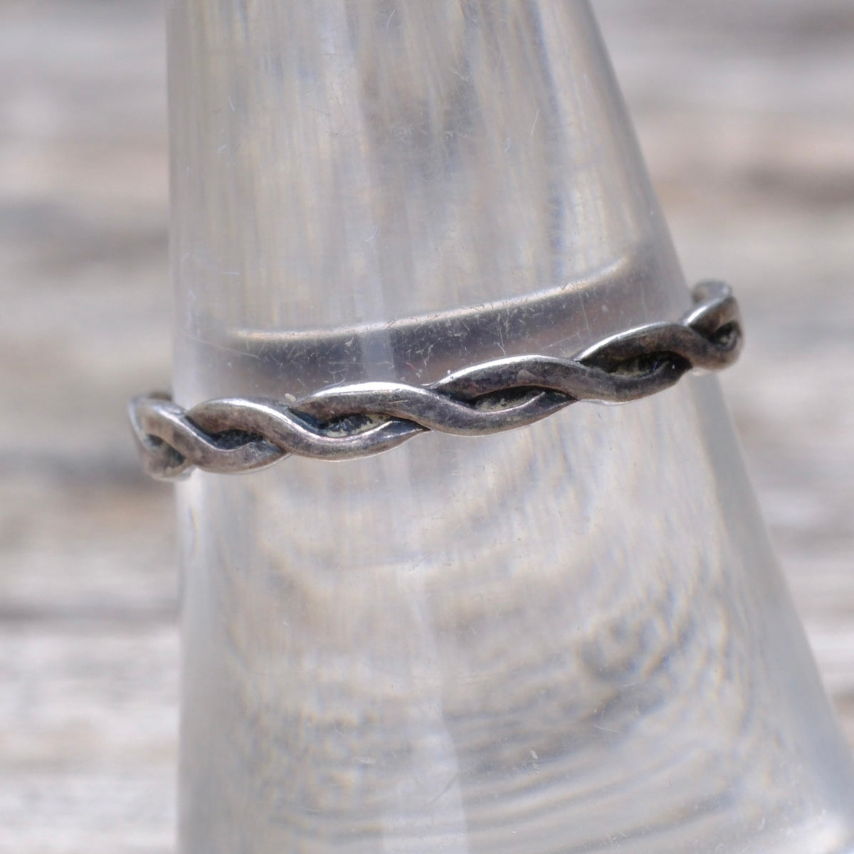 Vintage Sterling Braided Band 7.75