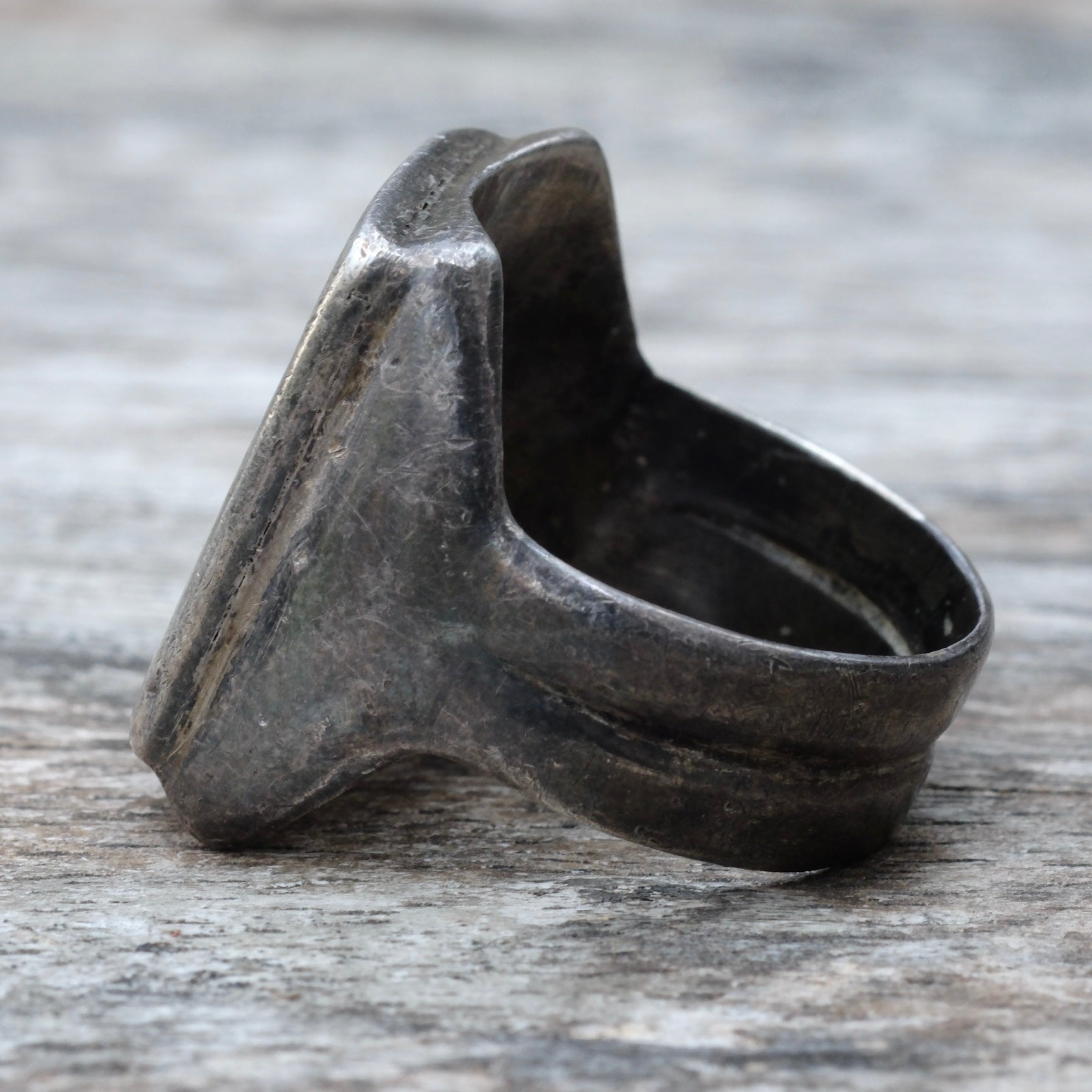 Vintage Sterling Silver Eagle Signet Ring 10