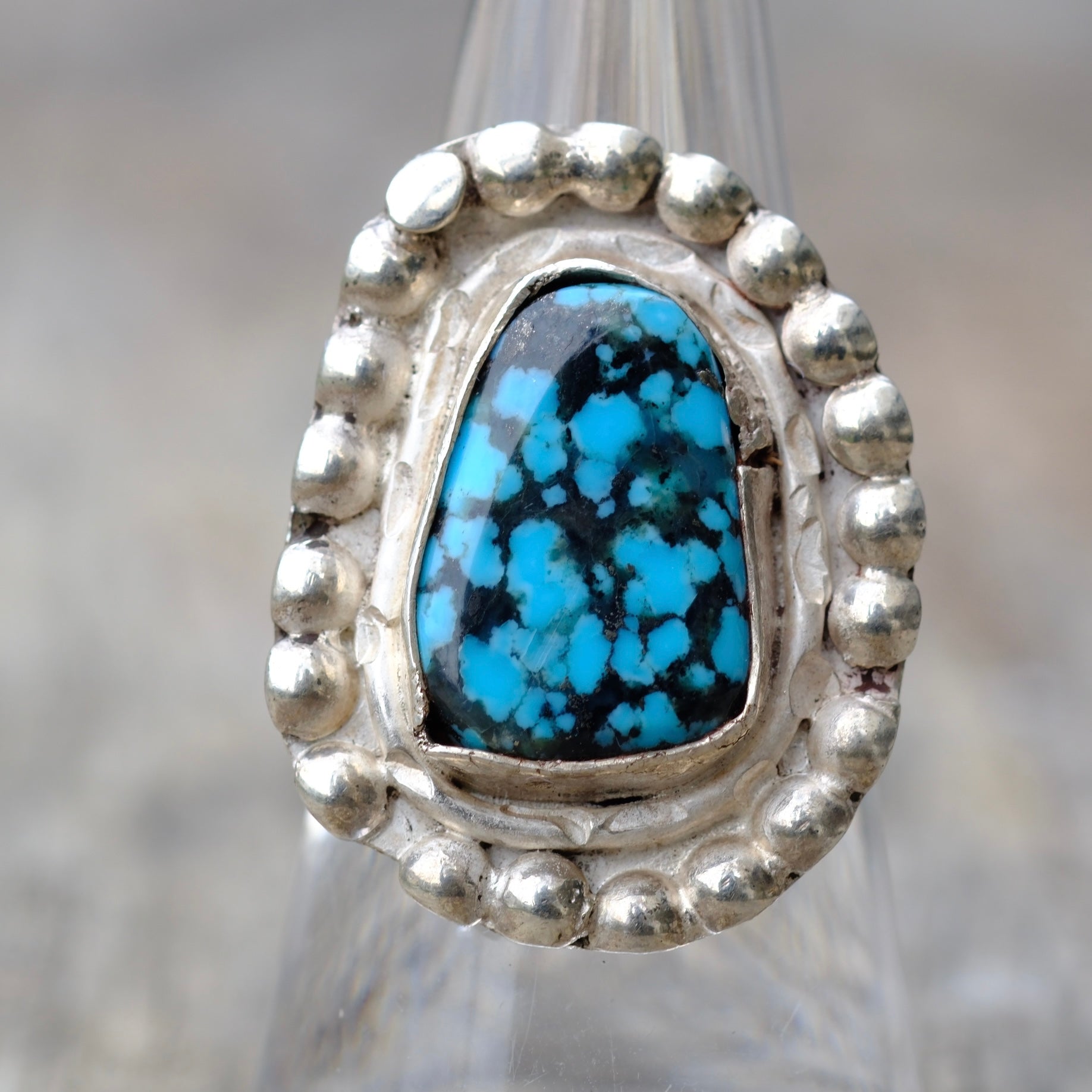 Vintage Sterling Turquoise Ring 7