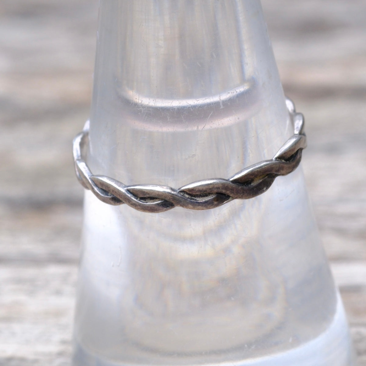 Vintage Sterling Braided Band 7.75