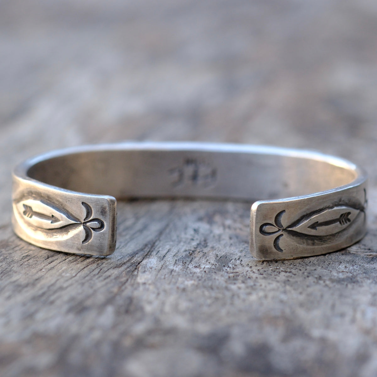 Joe O'Neill Turquoise Stamped Cuff Bracelet
