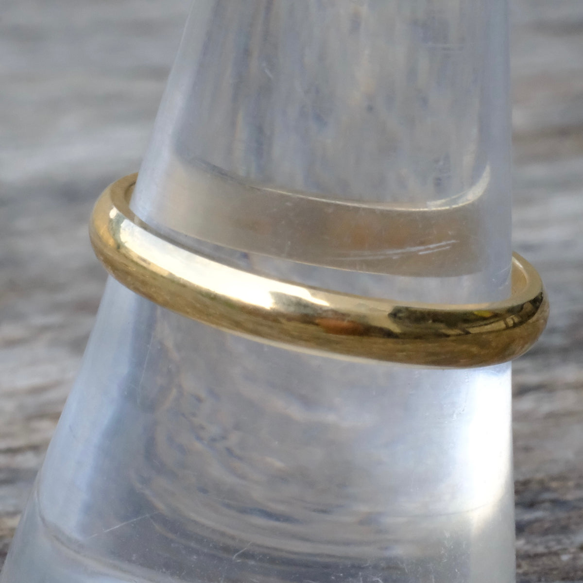 Vintage 14K Gold Band Ring 8.75