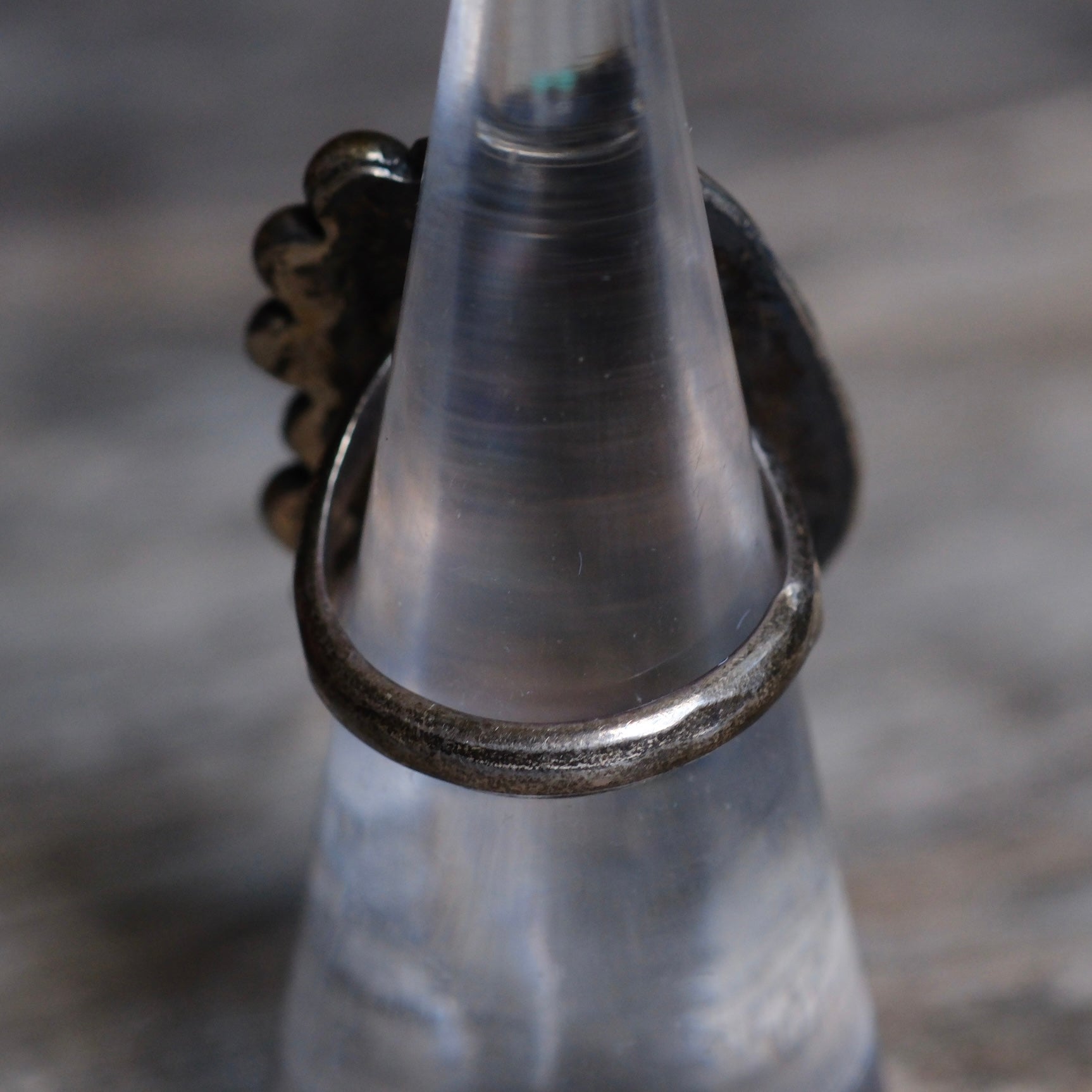 Vintage Sterling Turquoise Ring 5.5