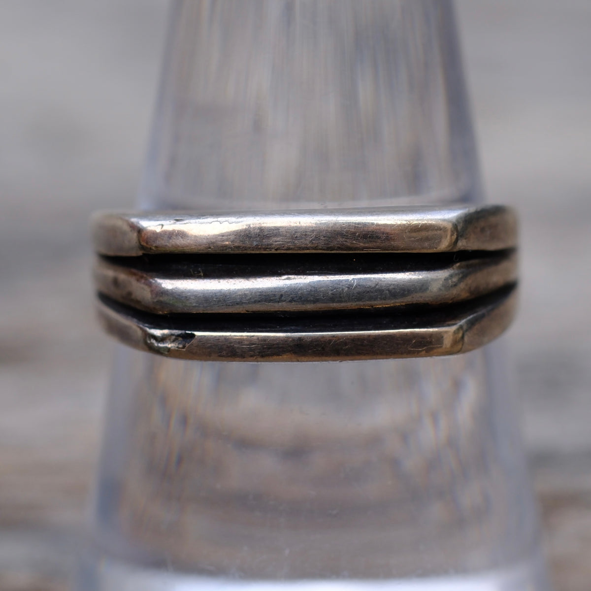 Vintage Sterling Silver Band Ring 8.25