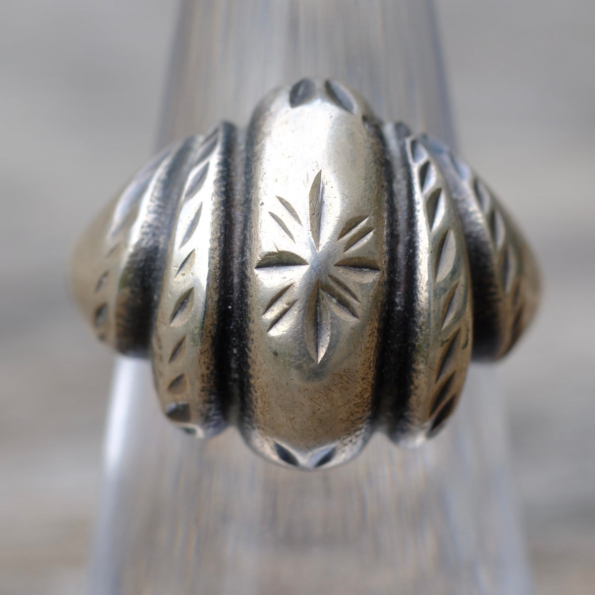 Vintage Sterling Silver Stamped Ring 6.5