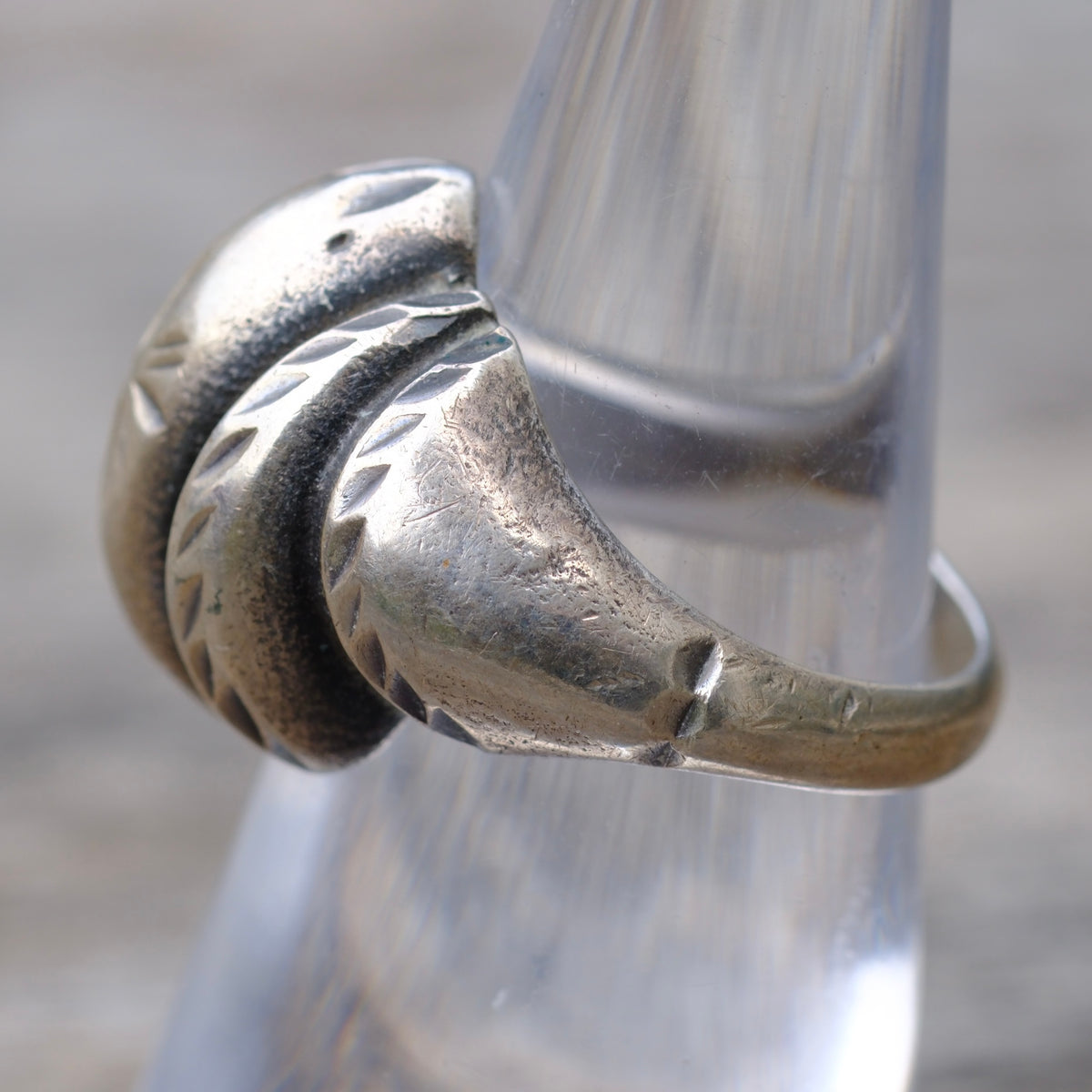 Vintage Sterling Silver Stamped Ring 6.5
