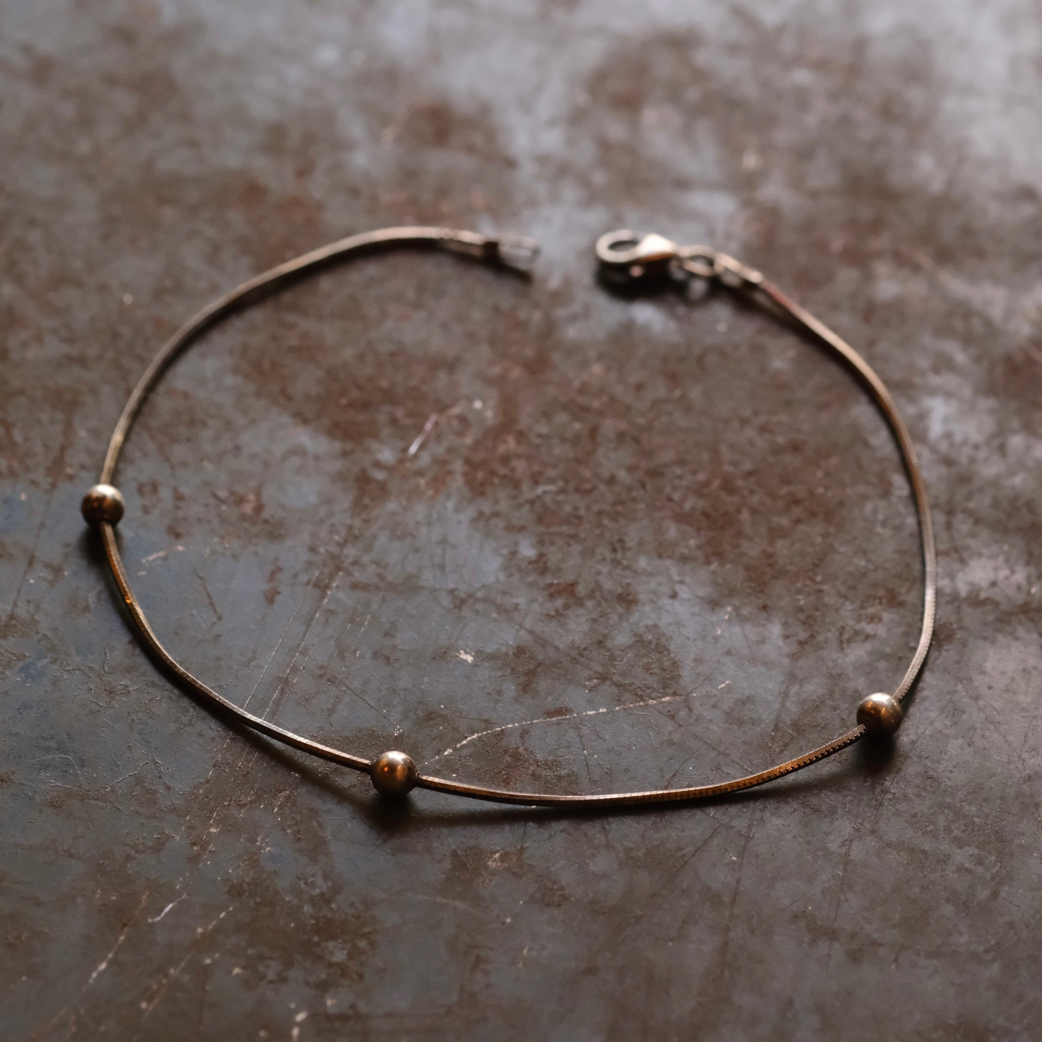 Vintage Sterling Ball Chain Bracelet