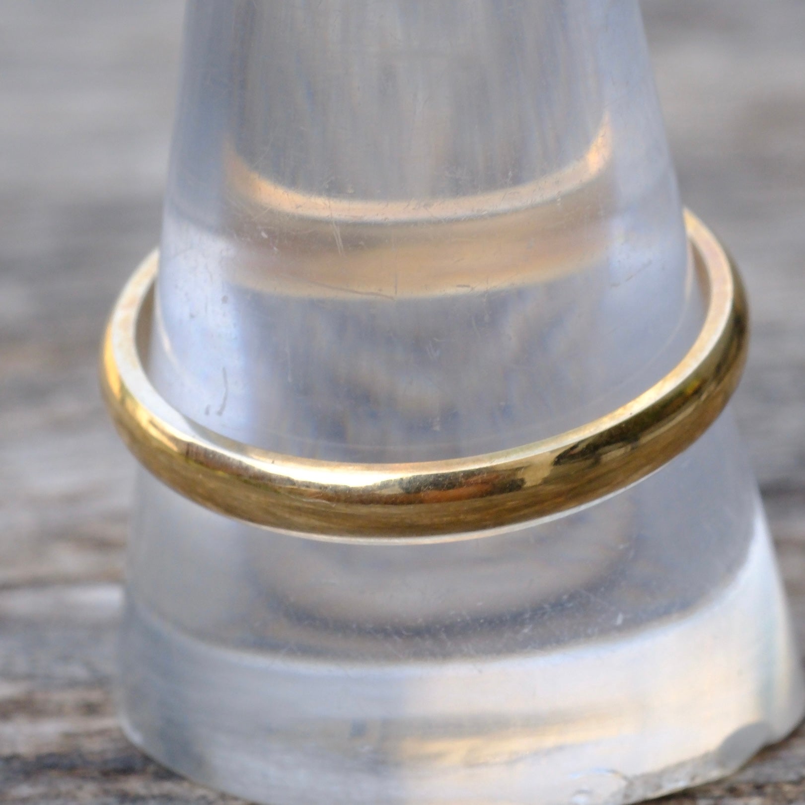 Vintage 14K Gold Band Ring 10.75
