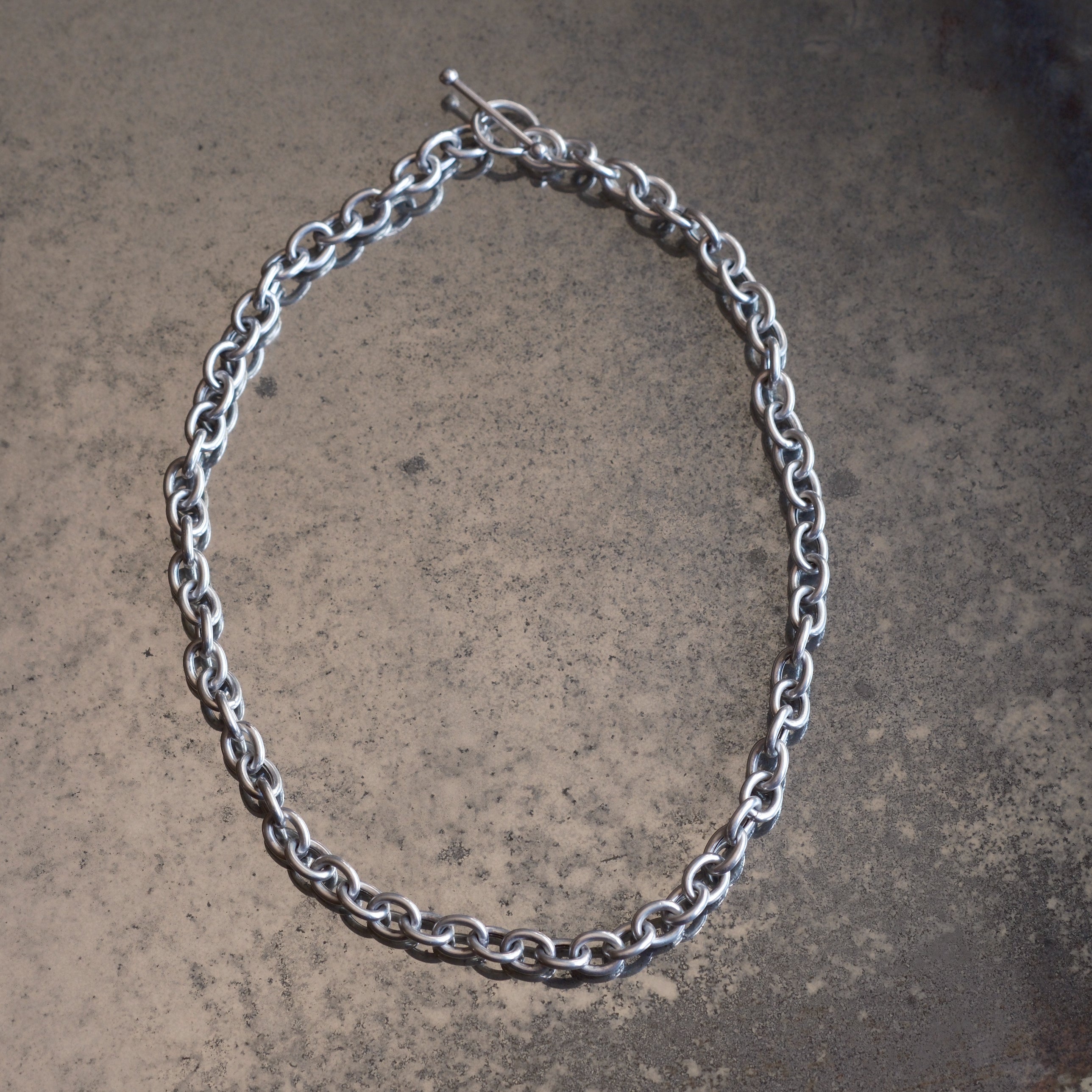 Vintage Sterling Silver Chain Necklace 20"
