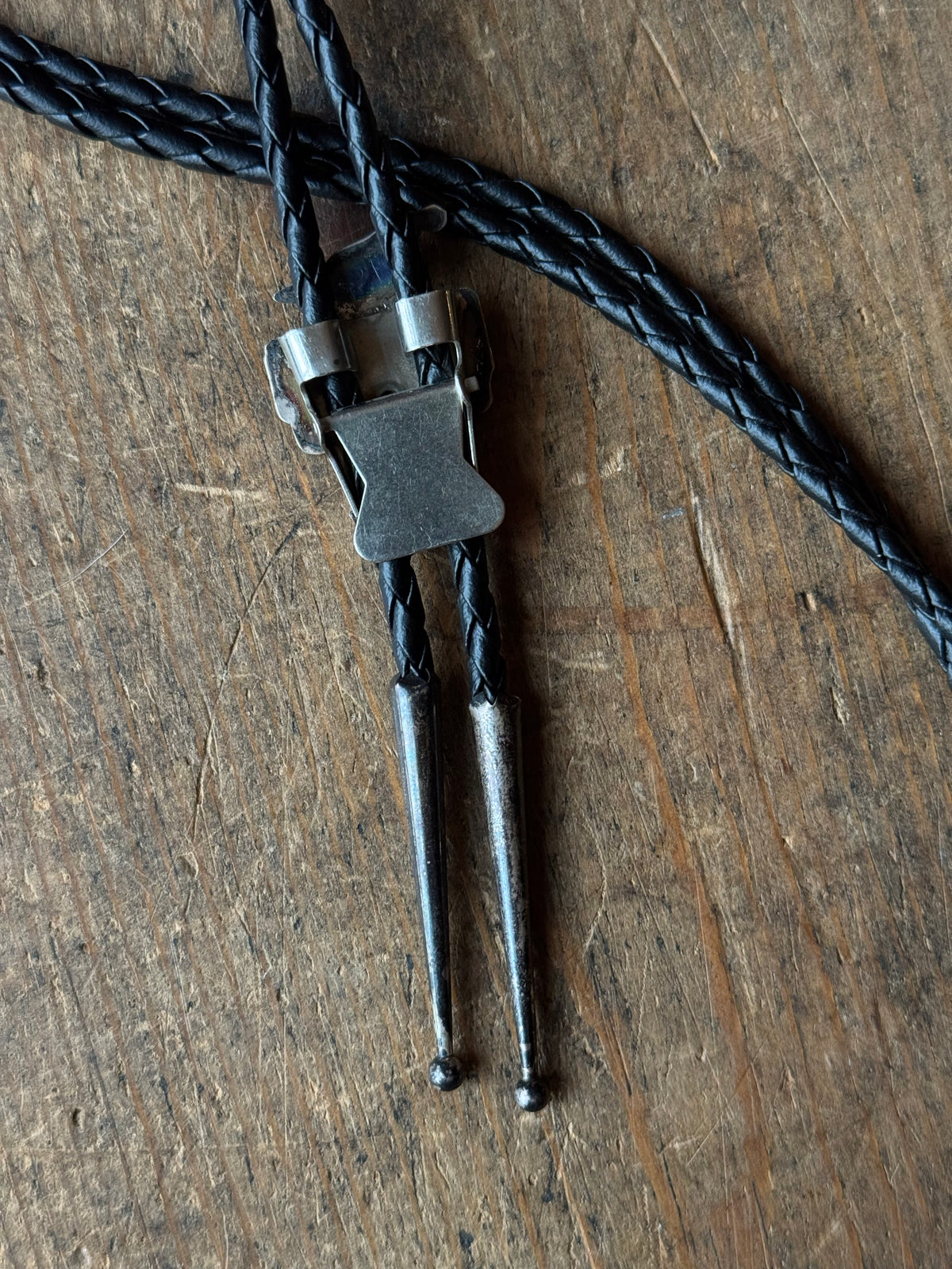Vintage Sterling Silver Multistone Inlay Thunderbird Bolo