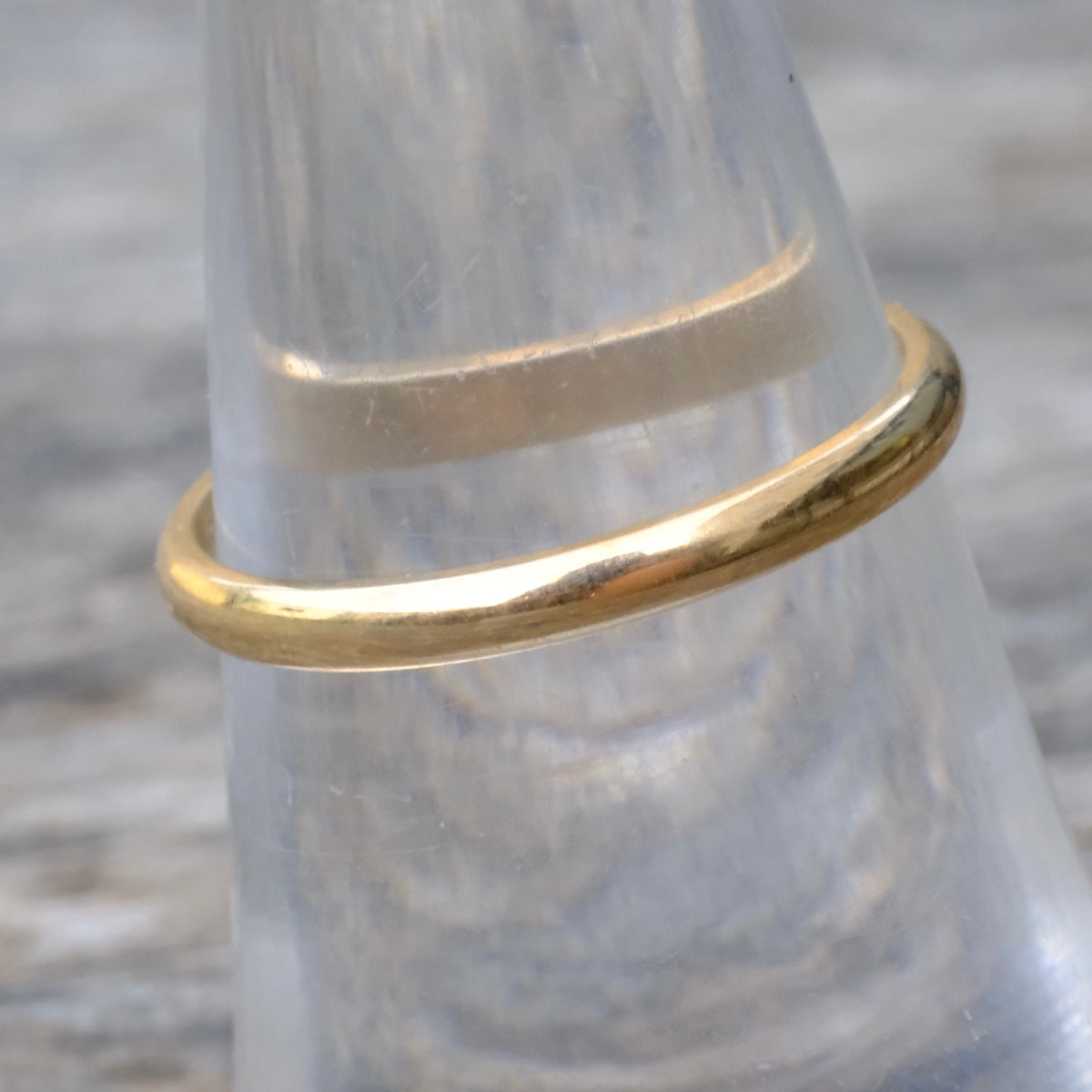 Vintage 14K Gold Band Ring 6.75