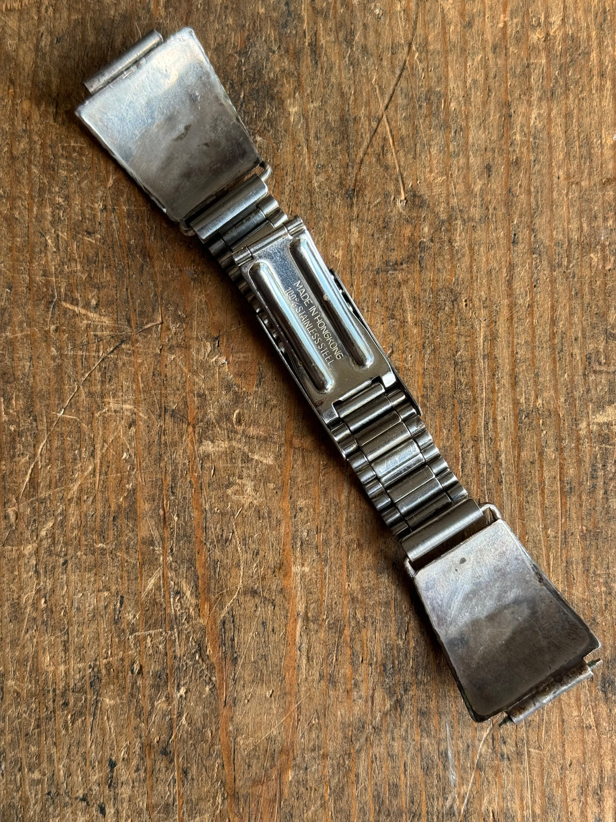 Vintage Sterling Silver Turquoise Inlay Watch Band