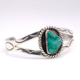 Vintage Sterling Turquoise Cuff Bracelet