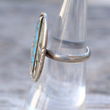 Vintage Sterling Turquoise Bear Paw Ring 5