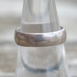 Vintage Sterling Silver Band 7