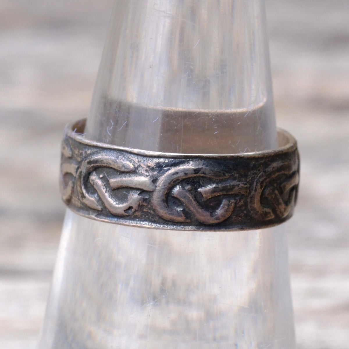 Vintage Sterling Celtic Knot Ring 6