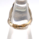 Vintage Sterling Turquoise Sandcast Ring 8