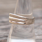 Vintage Sterling Silver Modernist Ring 8.5