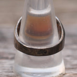 Vintage Sterling Agate Signet Ring 11