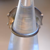 Vintage Sterling Turquoise Ring 3.75