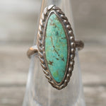 Vintage Sterling Turquoise Ring 6