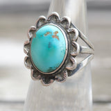 Vintage Sterling Turquoise Ring 5