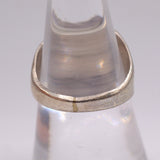 Vintage Sterling Turquoise Stamped Band Ring 8