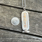 Vintage Sterling Egyptian Necklace