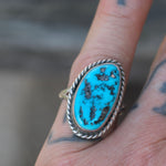 Vintage Sterling Turquoise Ring 6