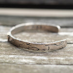 Vintage Sterling Harley Davidson Logo Cuff