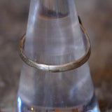 Vintage Sterling Turquoise Stamped Band Ring 7.75