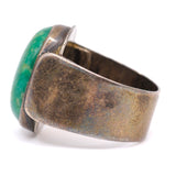 Vintage Sterling Turquoise Ring 10.5