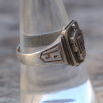 Vintage Sterling Willoughby Class Signet Ring 9