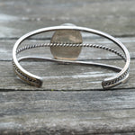 Vintage Sterling Turquoise Cuff