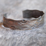 Vintage Sterling Silver Stamped Cuff