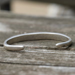 Vintage Sterling Turquoise Inlay Cuff
